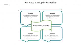Business startup information ppt powerpoint presentation summary examples cpb