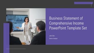Business Statement Of Comprehensive Income PowerPoint Template Set PPT H
