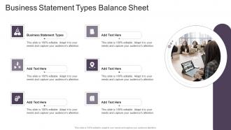 Business Statement Types Balance Sheet In Powerpoint And Google Slides Cpb