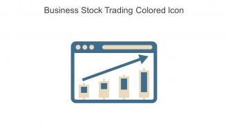 Business Stock Trading Colored Icon In Powerpoint Pptx Png And Editable Eps Format