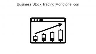 Business Stock Trading Monotone Icon In Powerpoint Pptx Png And Editable Eps Format