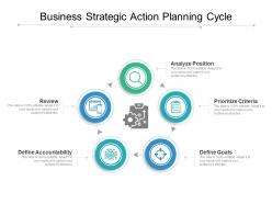 Business strategic action planning cycle
