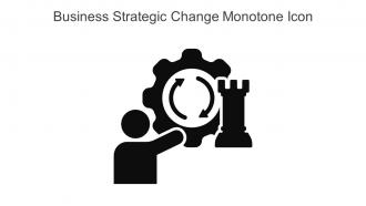 Business Strategic Change Monotone Icon In Powerpoint Pptx Png And Editable Eps Format