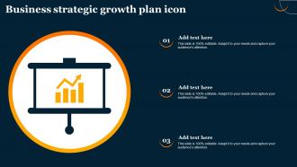 Business Strategic Growth Plan Icon