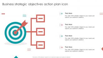 Business Strategic Objectives Action Plan Icon