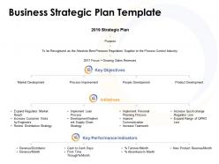 Business strategic plan template ppt powerpoint presentation