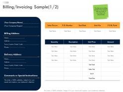Business strategic planning billing invoicing sample ppt pictures