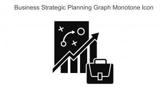 Business Strategic Planning Graph Monotone Icon In Powerpoint Pptx Png And Editable Eps Format