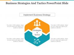 Business strategies and tactics powerpoint slide