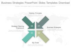 Business strategies powerpoint slides templates download