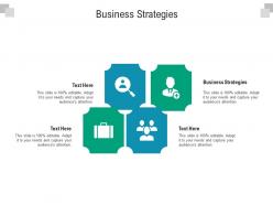 Business strategies ppt powerpoint presentation slides graphics pictures cpb