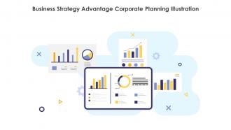 Business Strategy Advantage Corporate Planning Illustration