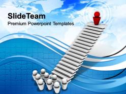 Business strategy and policy templates leader on top success ppt designs powerpoint