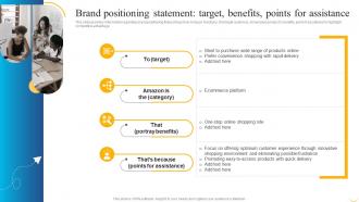 Business Strategy Behind Amazon Brand Positioning Statement Target Benefits Points For Assistance