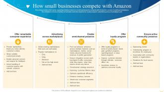 Business Strategy Behind Amazon How Small Businesses Compete With Amazon