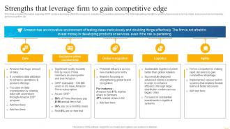 Business Strategy Behind Amazon Strengths That Leverage Firm To Gain Competitive Edge