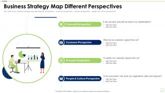 Business Strategy Best Practice Tools Business Strategy Map Different Perspectives