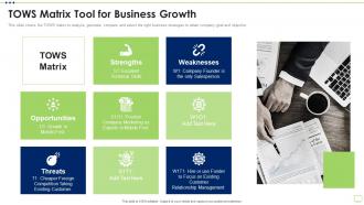 Business Strategy Best Practice Tools Tows Matrix Tool For Business Growth