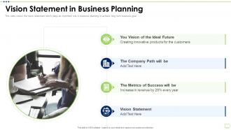 Business Strategy Best Practice Tools Vision Statement In Business Planning
