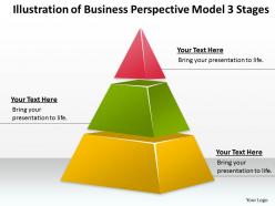 Business Strategy Consultant Model 3 Stages Powerpoint Templates PPT Backgrounds For Slides 0530