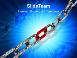 Business Strategy Consulting Chain Teamwork Symbol Ppt Process Powerpoint