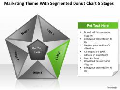 Business strategy consulting donut chart 5 stages powerpoint templates ppt backgrounds for slides 0530