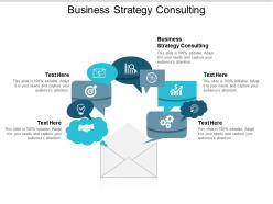 Business strategy consulting ppt powerpoint presentation styles designs cpb