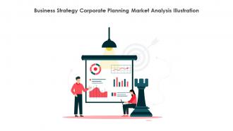 Business Strategy Corporate Planning Market Analysis Illustration