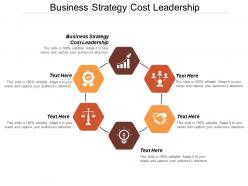 Business strategy cost leadership ppt powerpoint presentation file summary cpb