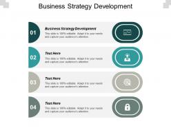 Business strategy development ppt powerpoint presentation gallery mockup cpb