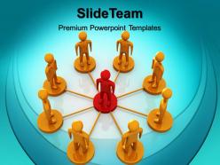 Business Strategy Examples Templates Leadership And Team Growth Ppt Theme Powerpoint