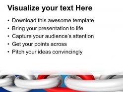 Business strategy execution powerpoint templates weakest link chains marketing ppt theme