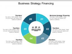 Business strategy financing ppt powerpoint presentation gallery gridlines cpb
