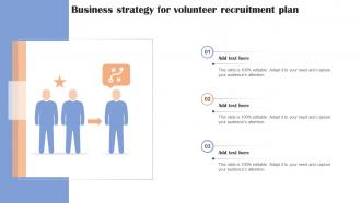Business Strategy For Volunteer Recruitment Plan