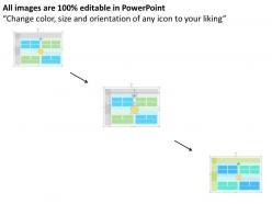 Business strategy framework flat powerpoint design