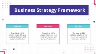 Business Strategy Framework Ppt Styles Background Image