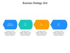 Business strategy grid ppt powerpoint presentation professional design ideas cpb