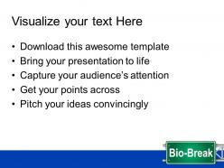 Business strategy implementation powerpoint templates bio break ppt slides