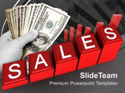 Business strategy innovation powerpoint templates increasing sales money ppt slides