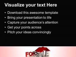 Business strategy innovation templates house for sale finance marketing ppt designs powerpoint