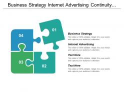 Business strategy internet advertising continuity management project management cpb