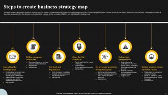 Business Strategy Map Powerpoint Ppt Template Bundles Appealing Customizable