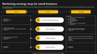 Business Strategy Map Powerpoint Ppt Template Bundles Professionally Customizable