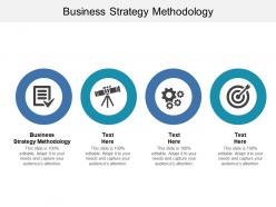 Business strategy methodology ppt powerpoint presentation gallery example file cpb