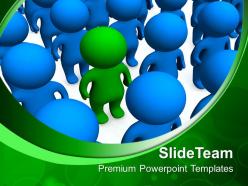 Business strategy model powerpoint templates be different leadership ppt