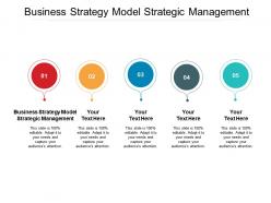 Business strategy model strategic management ppt powerpoint presentation model graphics download cpb