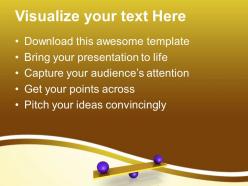 Business strategy plan powerpoint templates balance education ppt slides