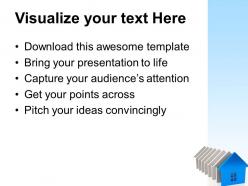 Business strategy planning powerpoint templates houses real estate sale ppt slides