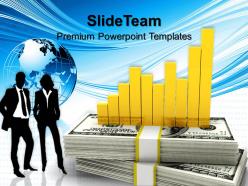 Business strategy powerpoint templates diagram and dollars ppt slides