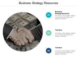 Business strategy resources ppt powerpoint presentation file show cpb